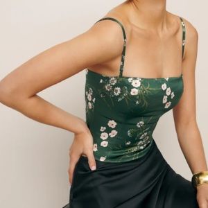 Reformation Overland Silk Top